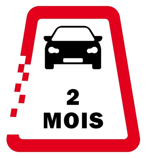 [E-VIGAUT2M26] Vignette numérique autrichienne auto 2 mois 2026